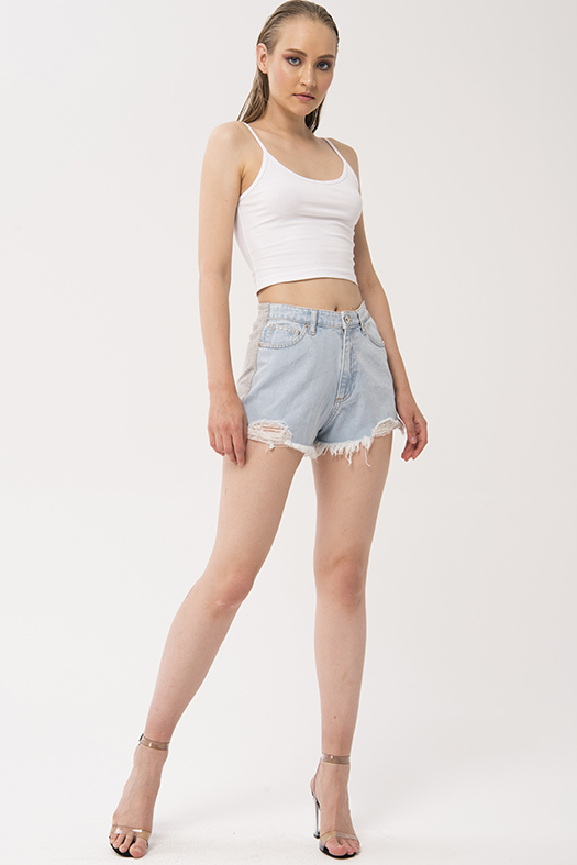 Wholesale White Cropped Cami