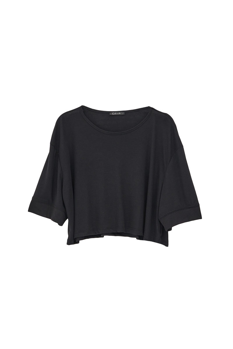 Black Crop T-Shirt