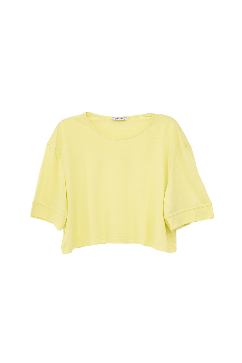 Yellow Crop T-Shirt