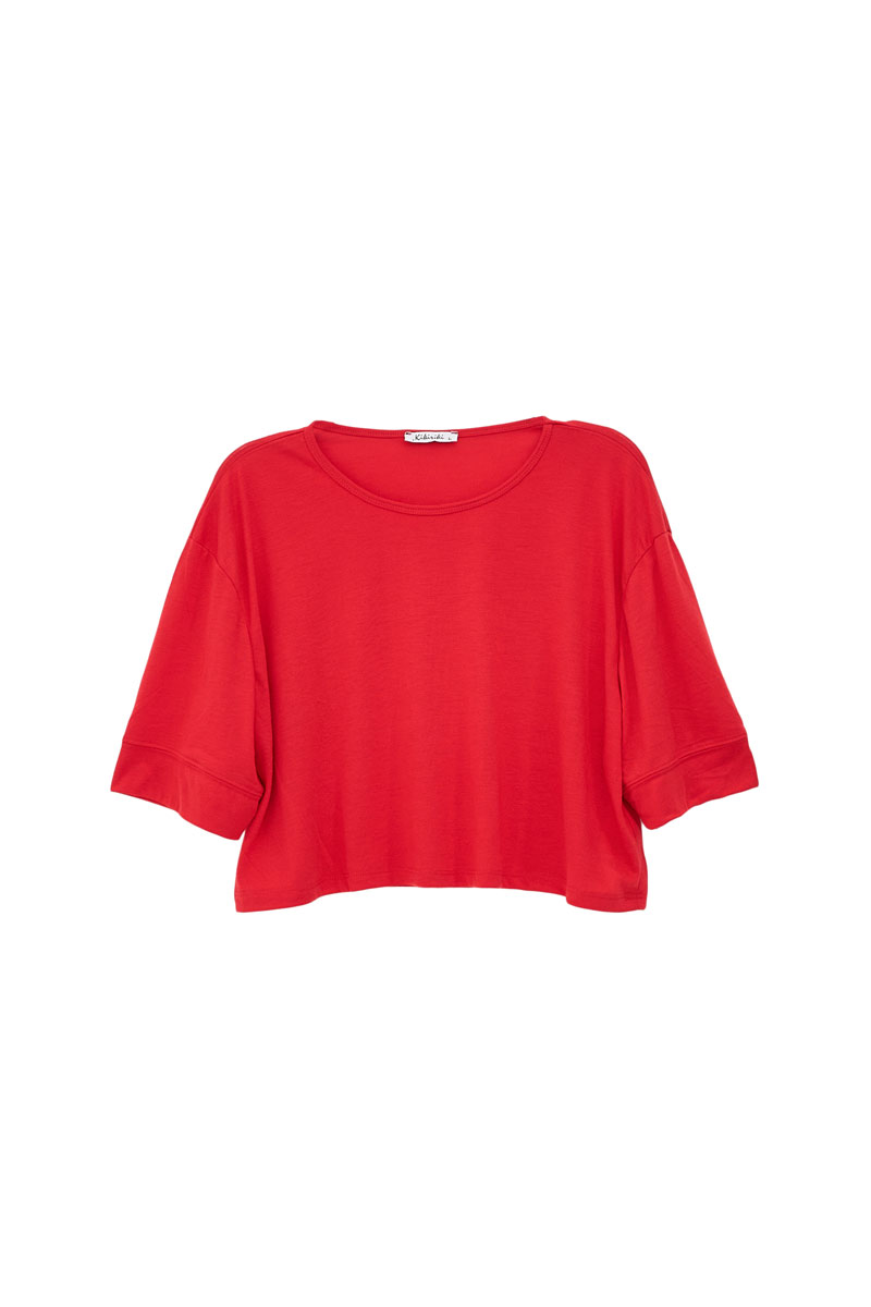 Red Crop T-Shirt