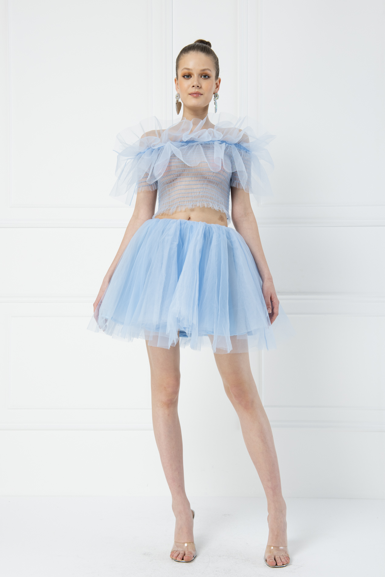 Ice Blue Ballerina Skirt