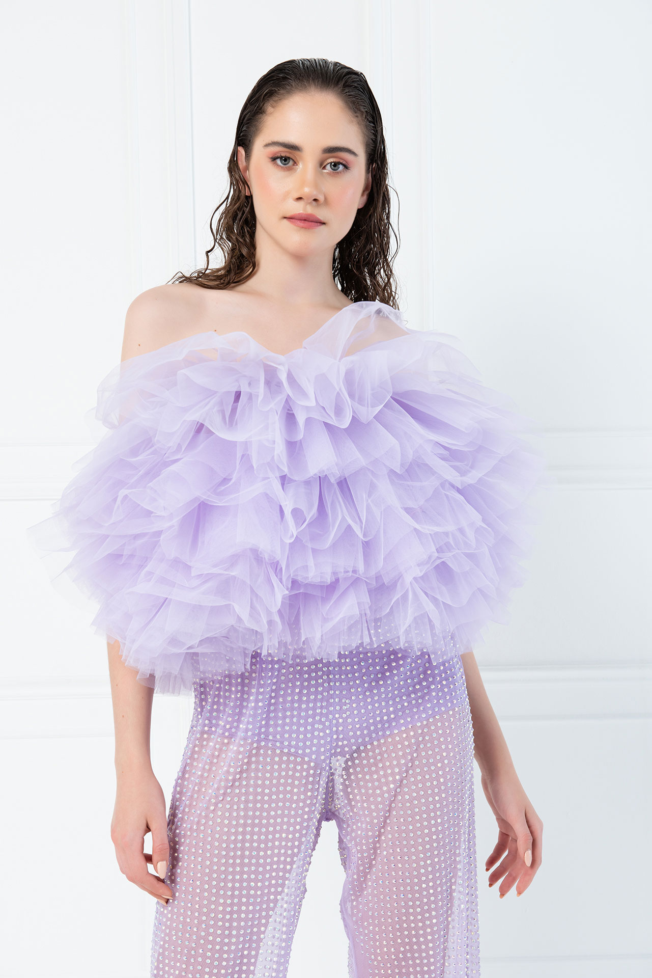 Wholesale Tulle Lilac Bustier