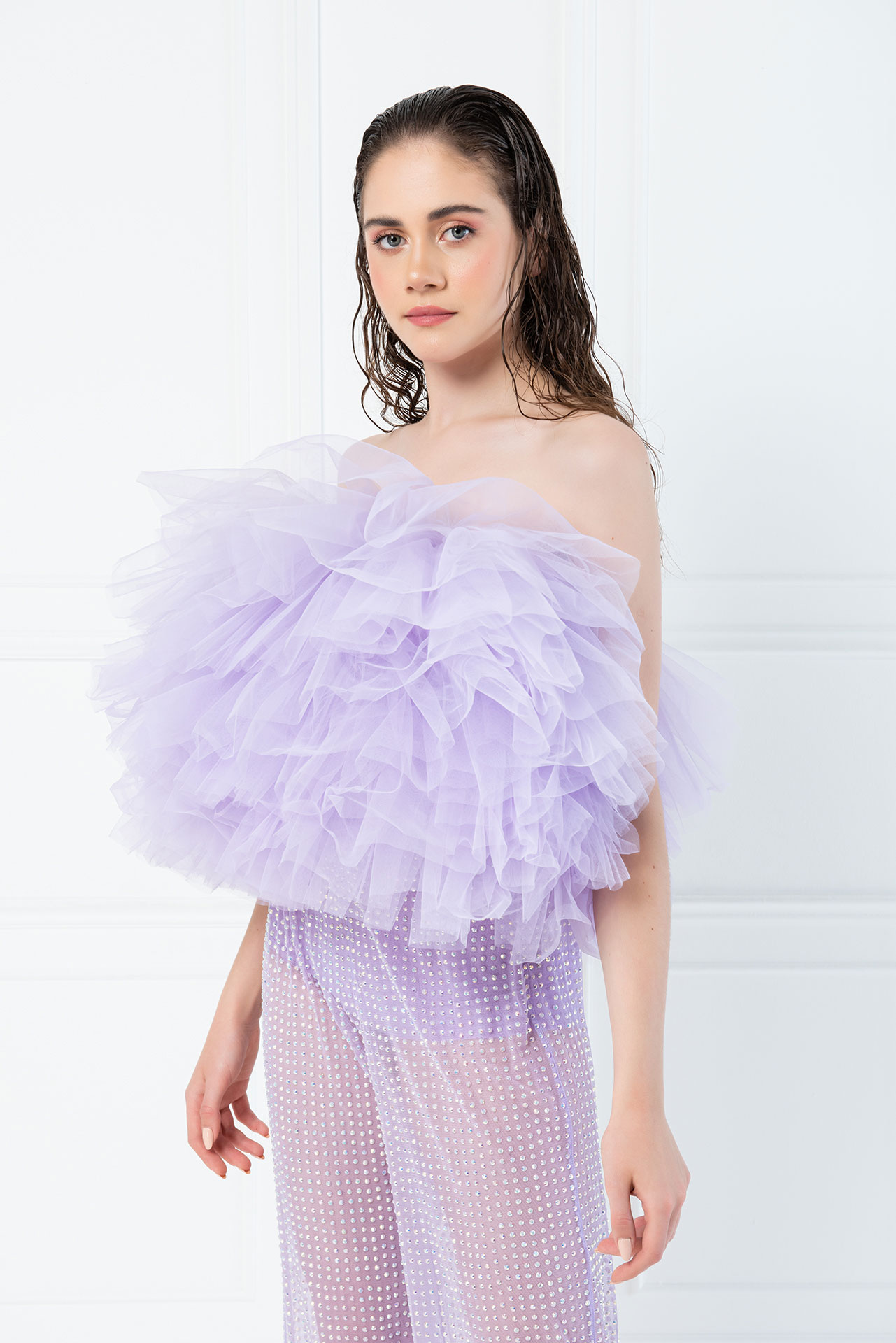 Tulle Lilac Bustier