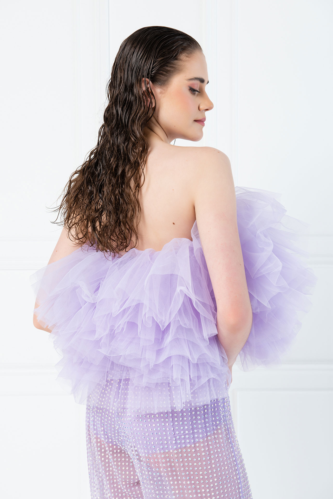 Wholesale Tulle Lilac Bustier