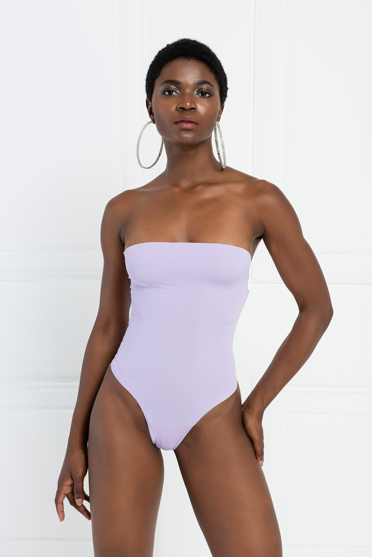 Wholesale New Lilac Tube Brazilian Bodysuit