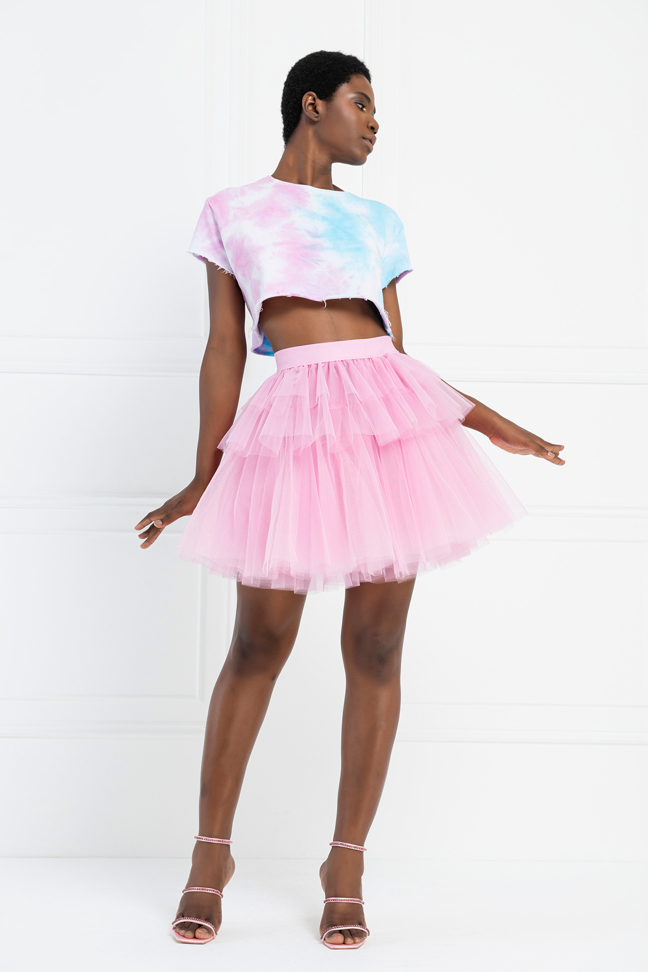New Pink Mini Tutu Skirt