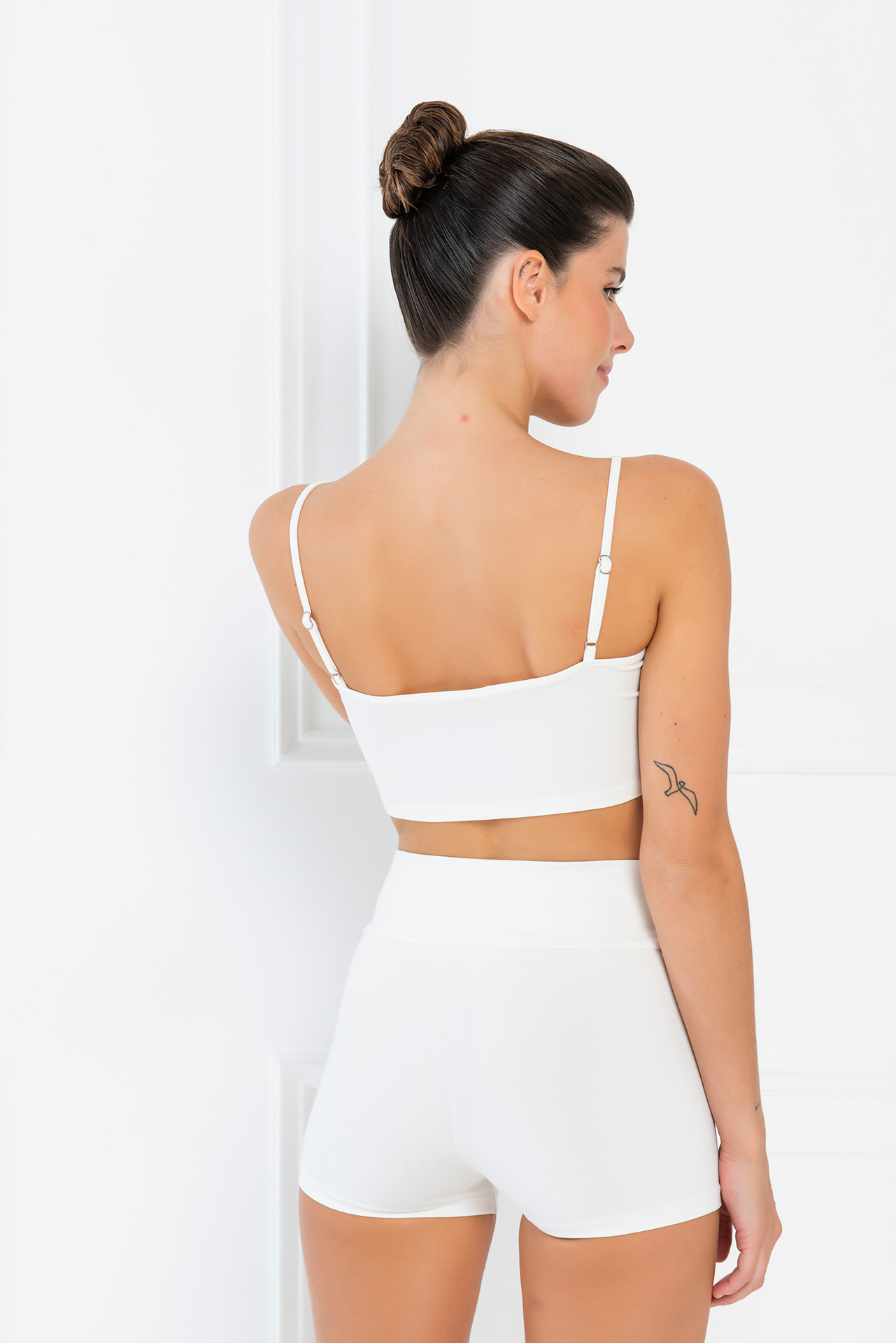 Wholesale Offwhite Crop Cami
