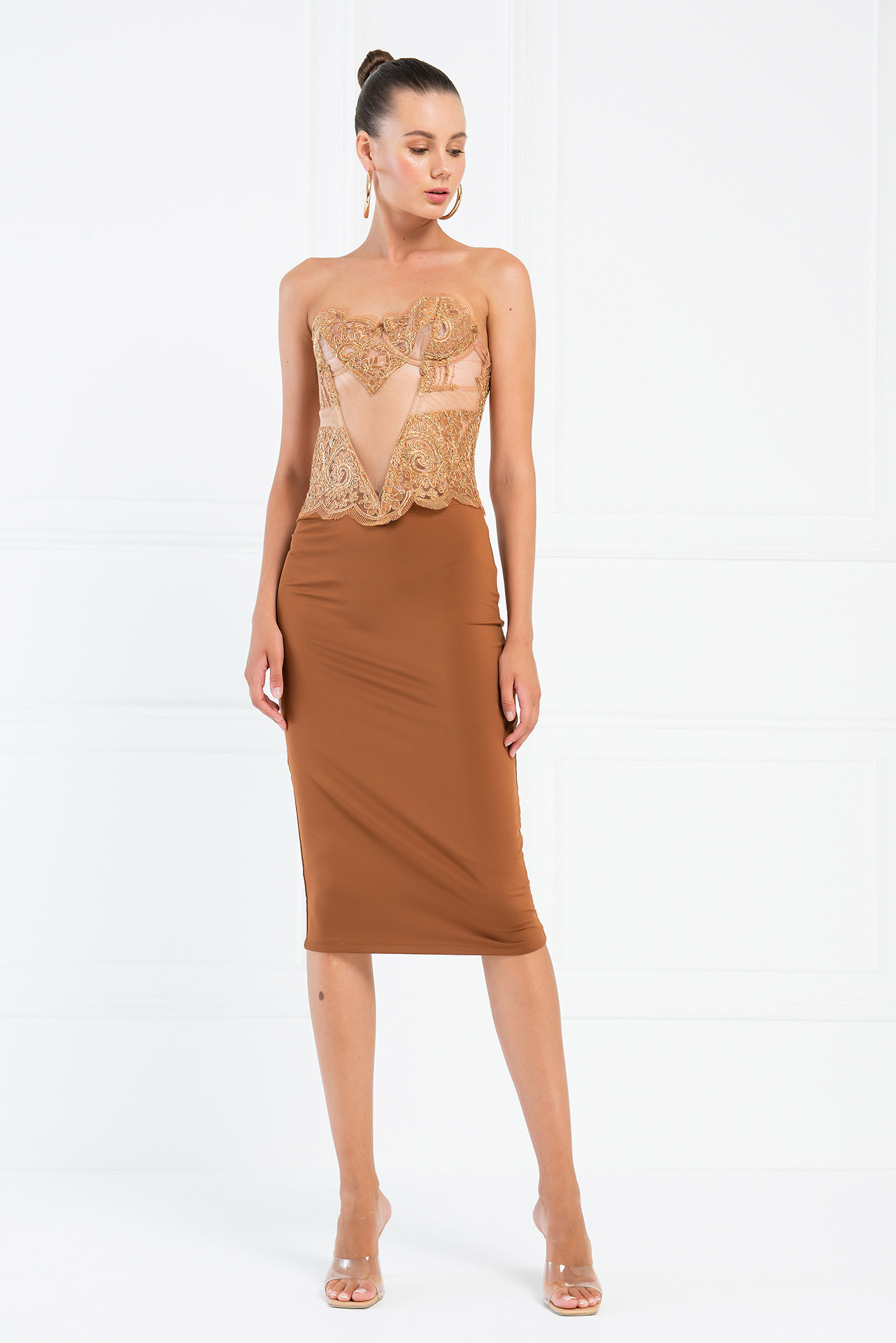 Wholesale Taba Midi Skirt