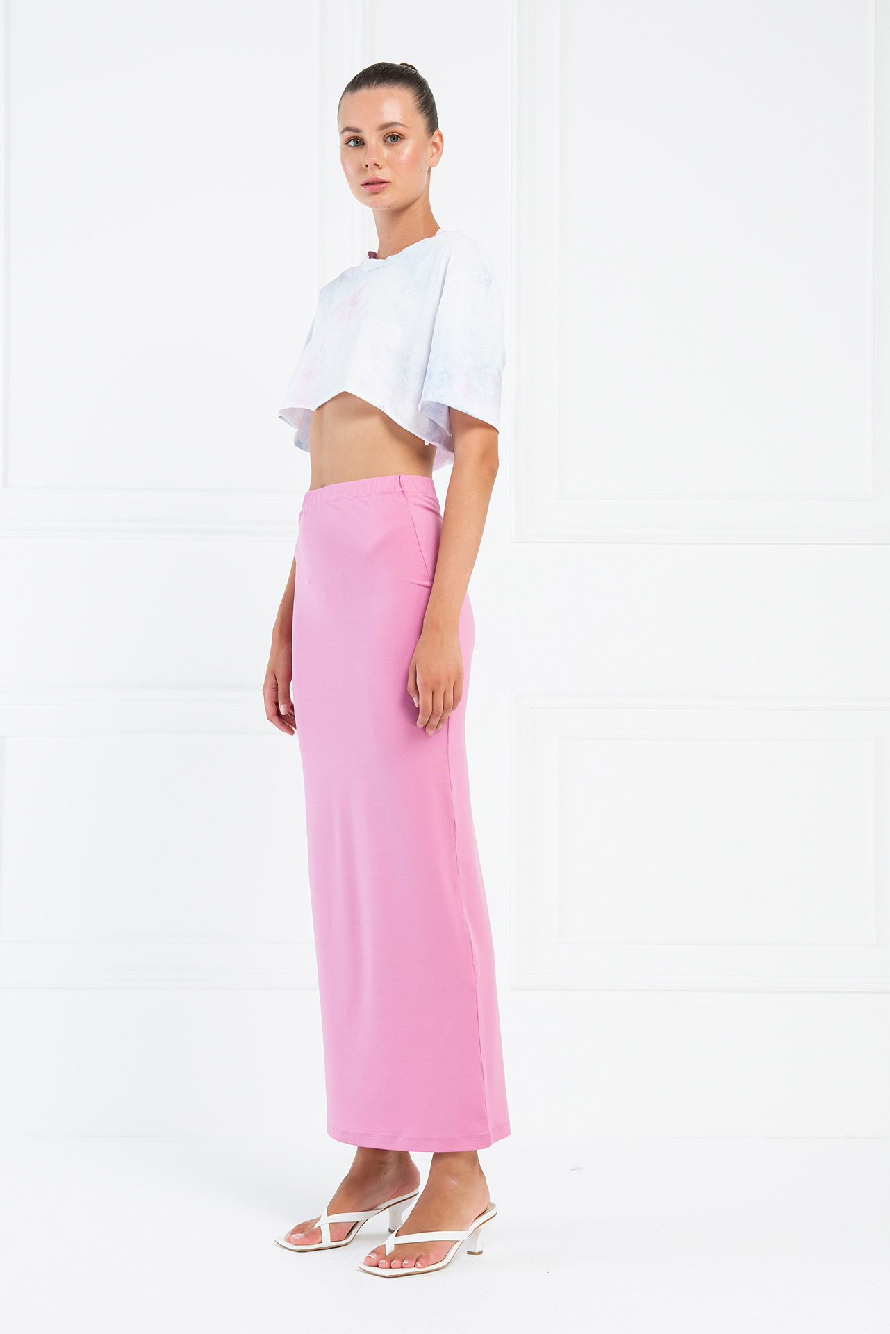 Doly Pink Maxi Skirt