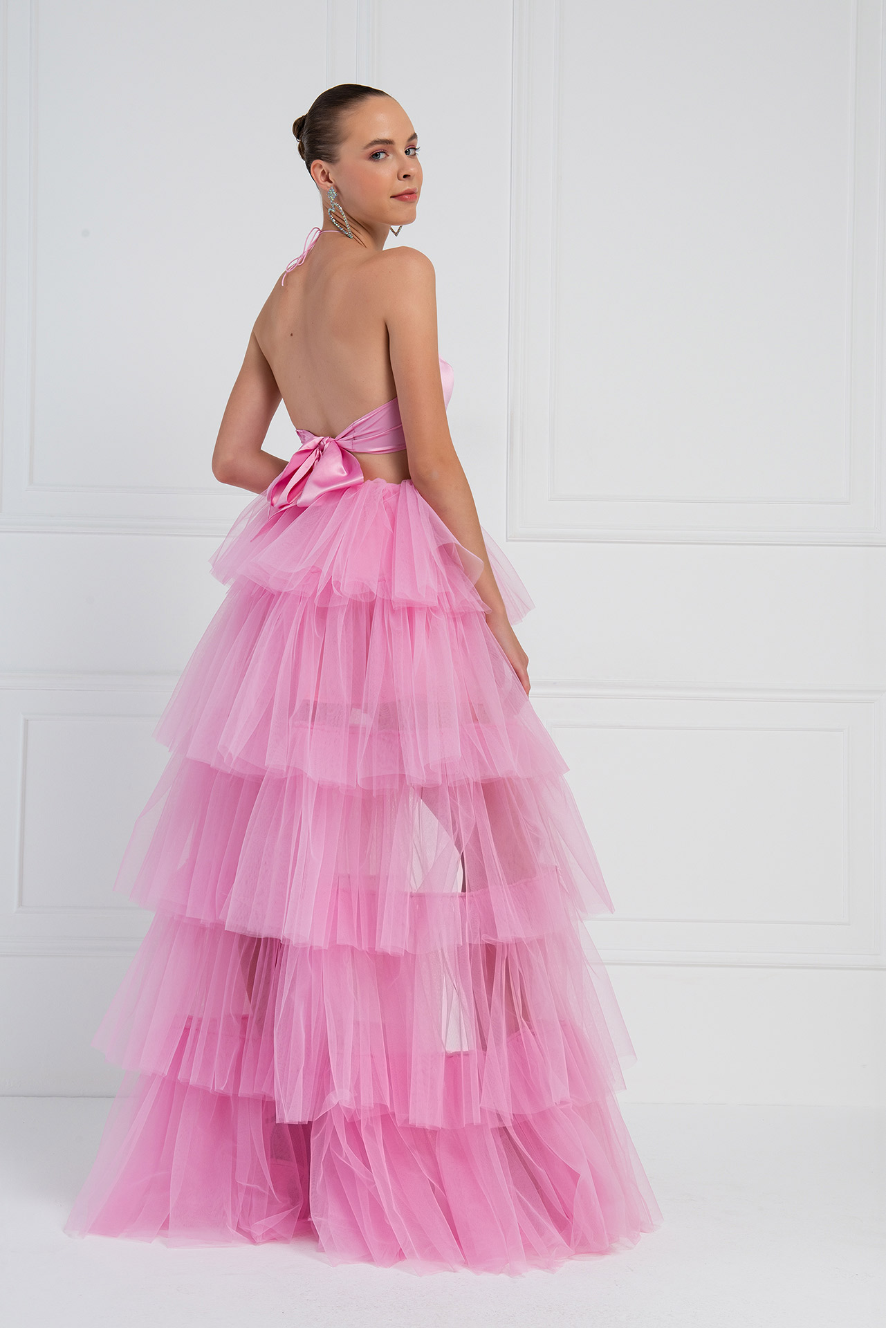 New Pink Mini Tulle Skirt