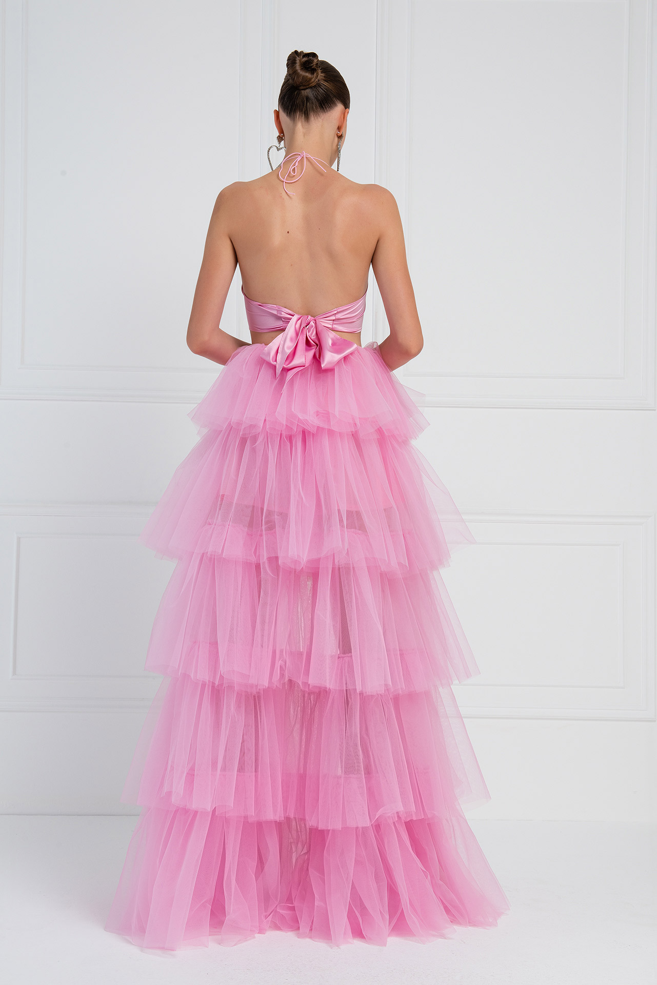 New Pink Mini Tulle Skirt