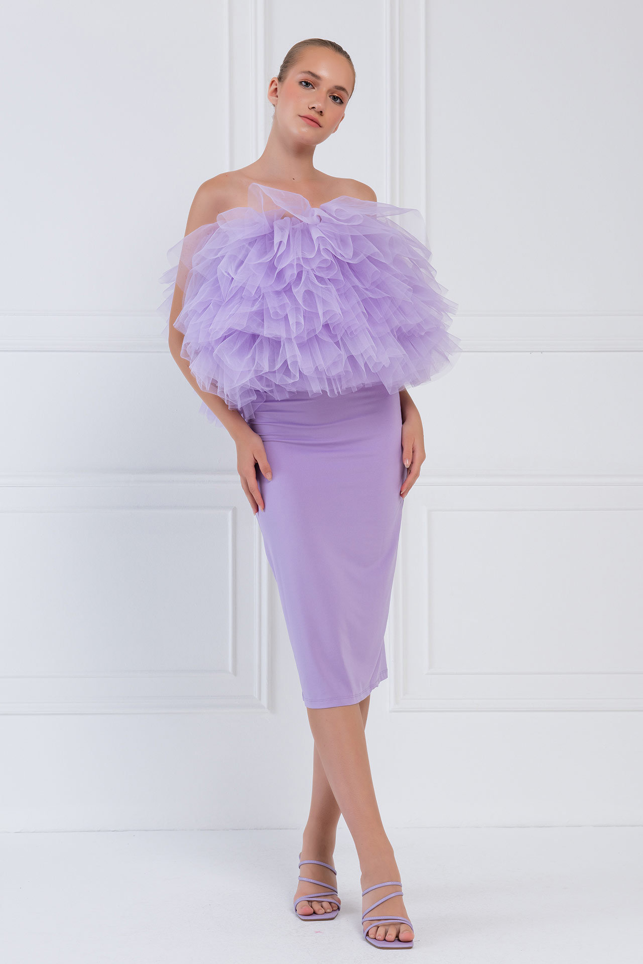 Wholesale Tulle New Lilac Bustier