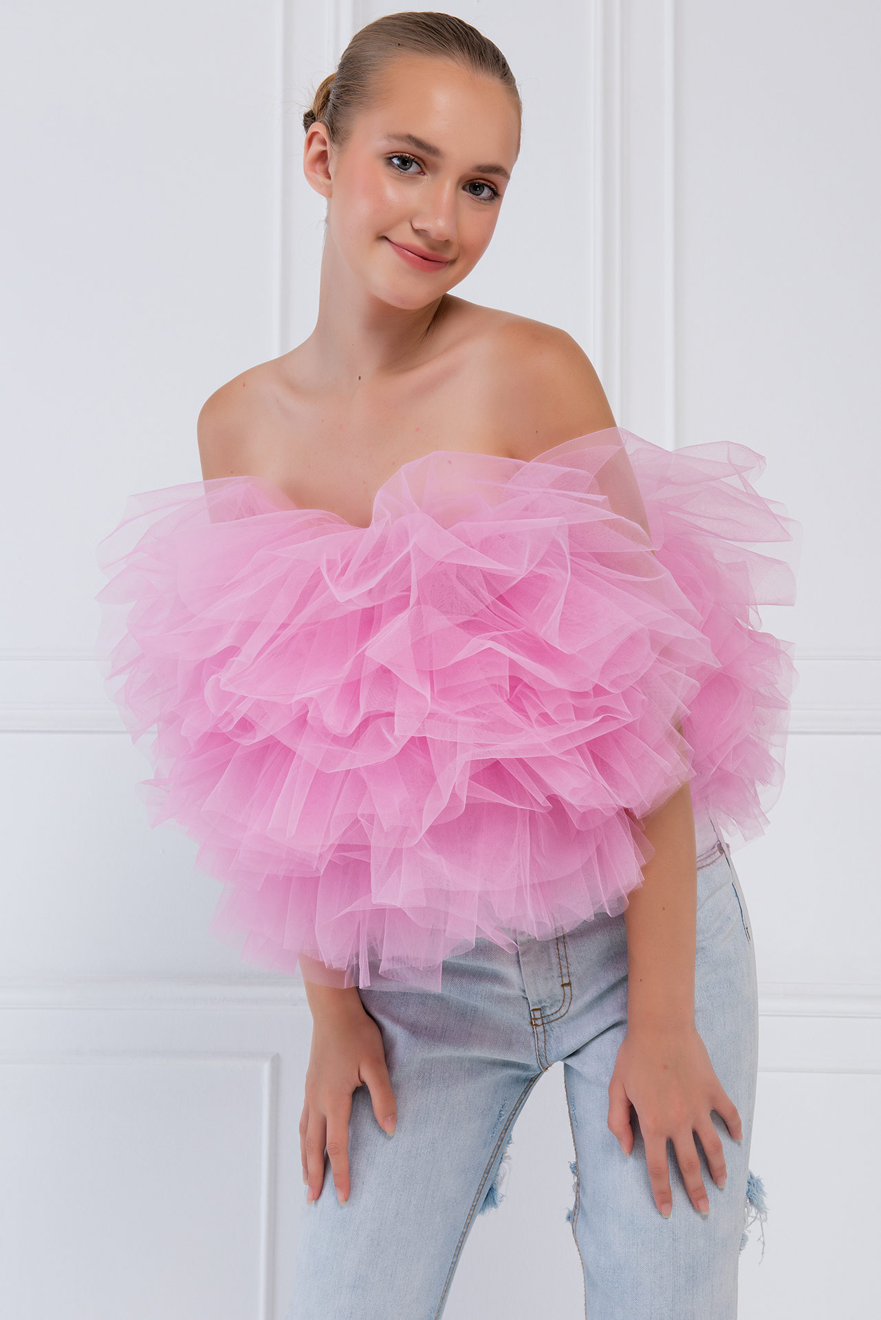 Tulle New Pink Bustier
