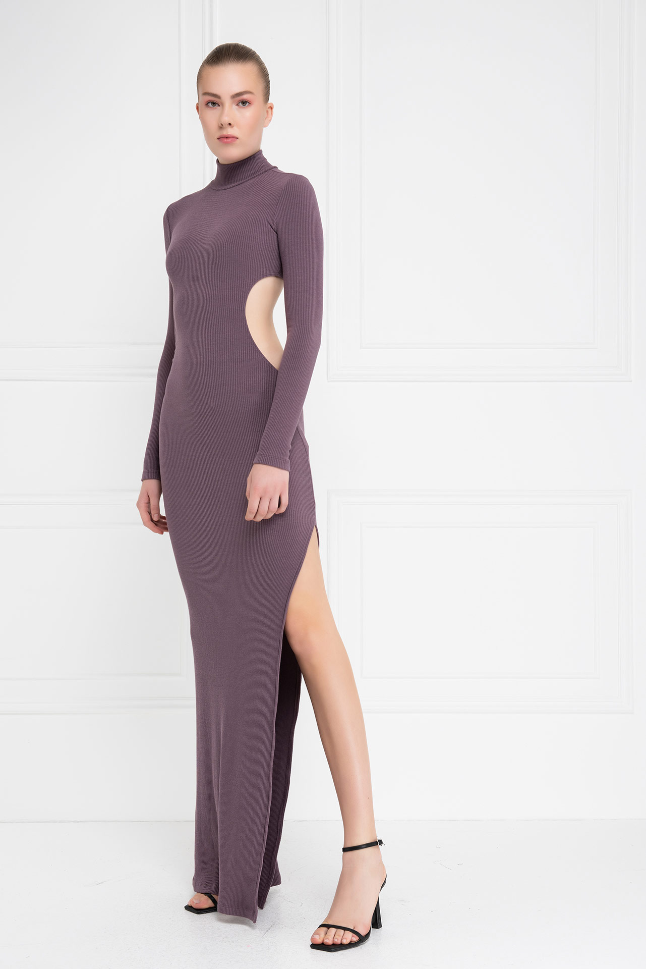 Wholesale D.rose Backless Split-Leg Maxi Dress