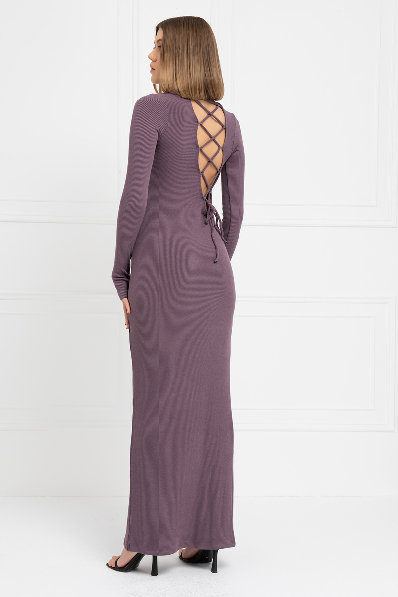 Wholesale D.rose Crisscross-Back Split-Leg Maxi Dress