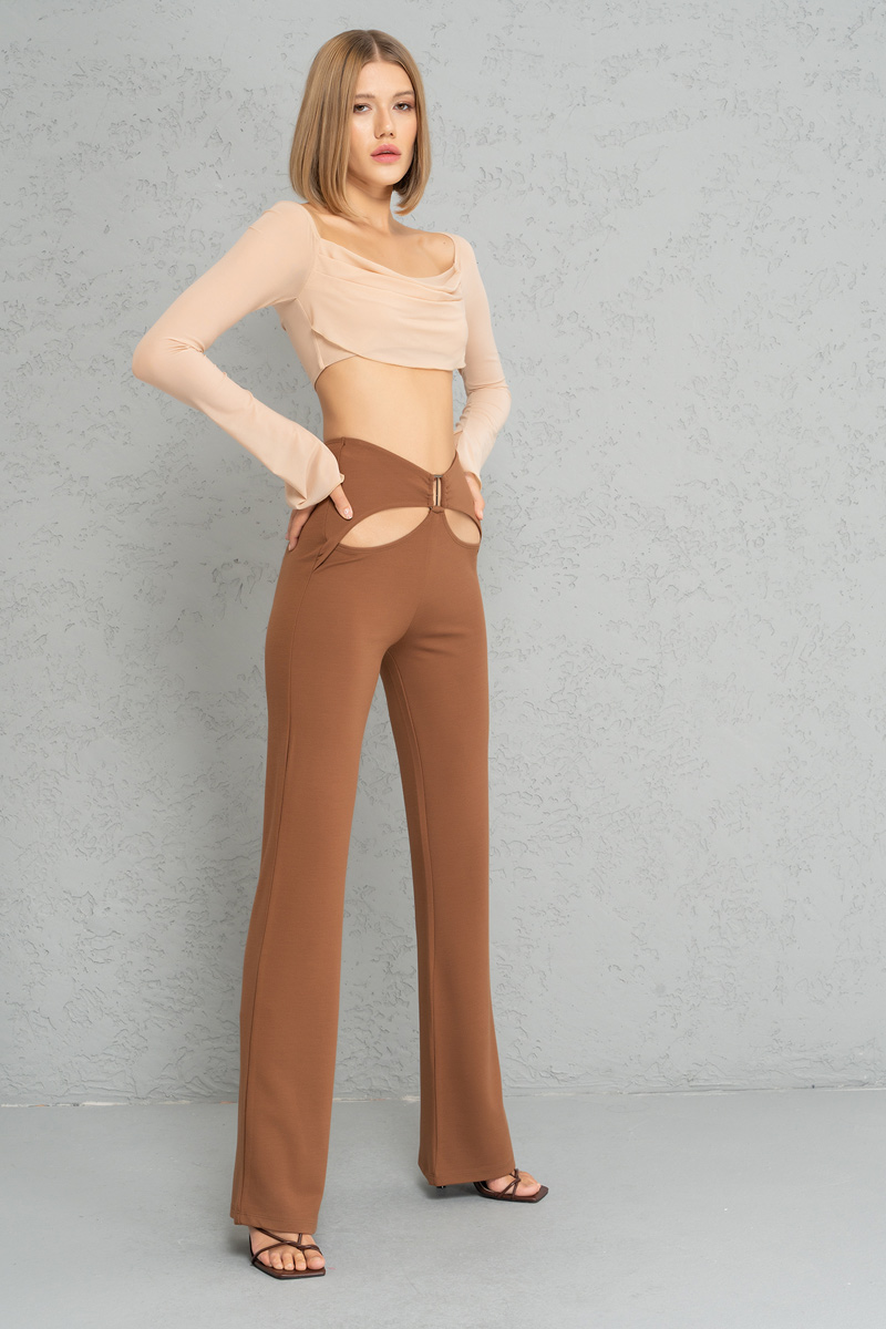 Taba Cut Out Front Pants