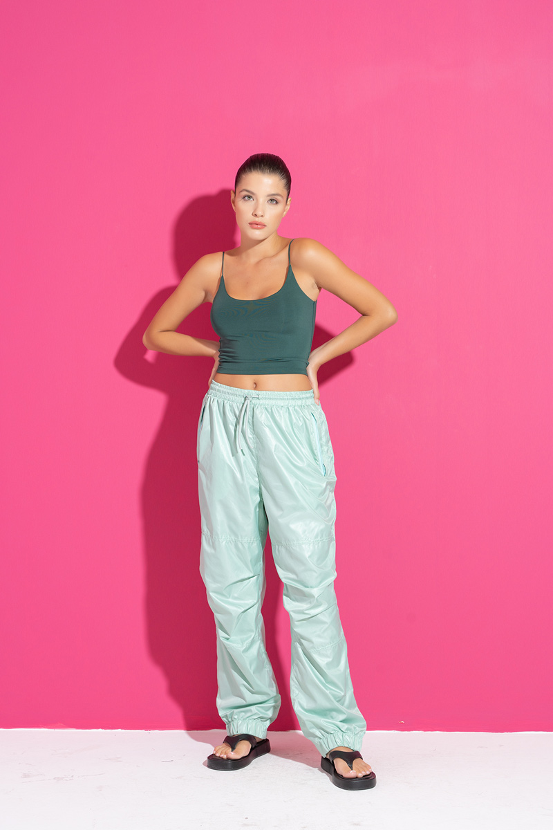 Mint Wind Joggers with Pockets