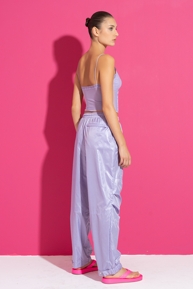 Lilac Wind Joggers with Pockets