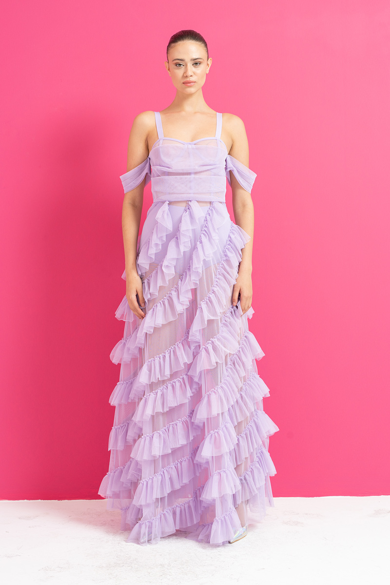 Bella Style Lilac Dress