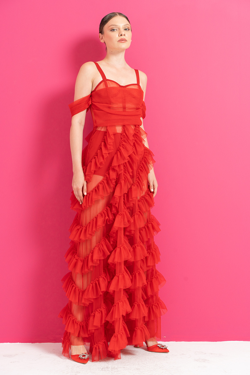 Bella Style Red Dress
