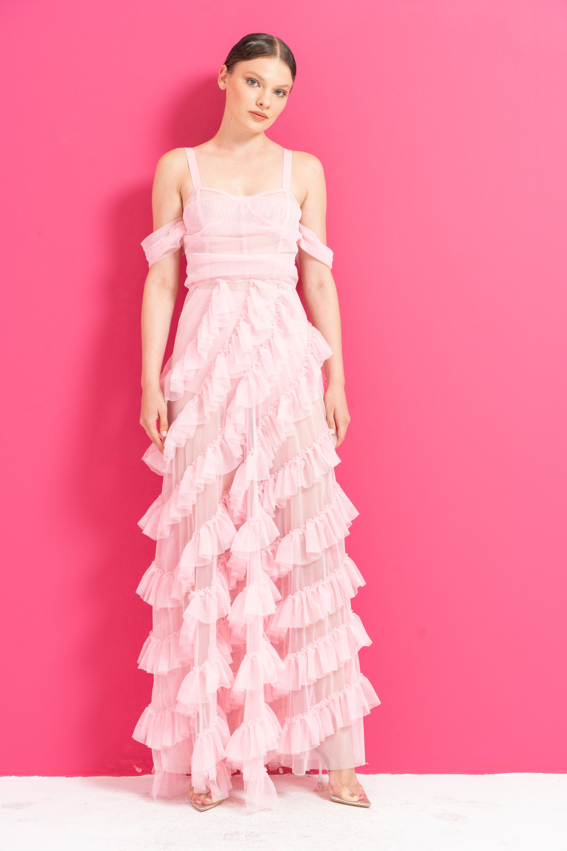 Wholesale Bella Style Pink Dress