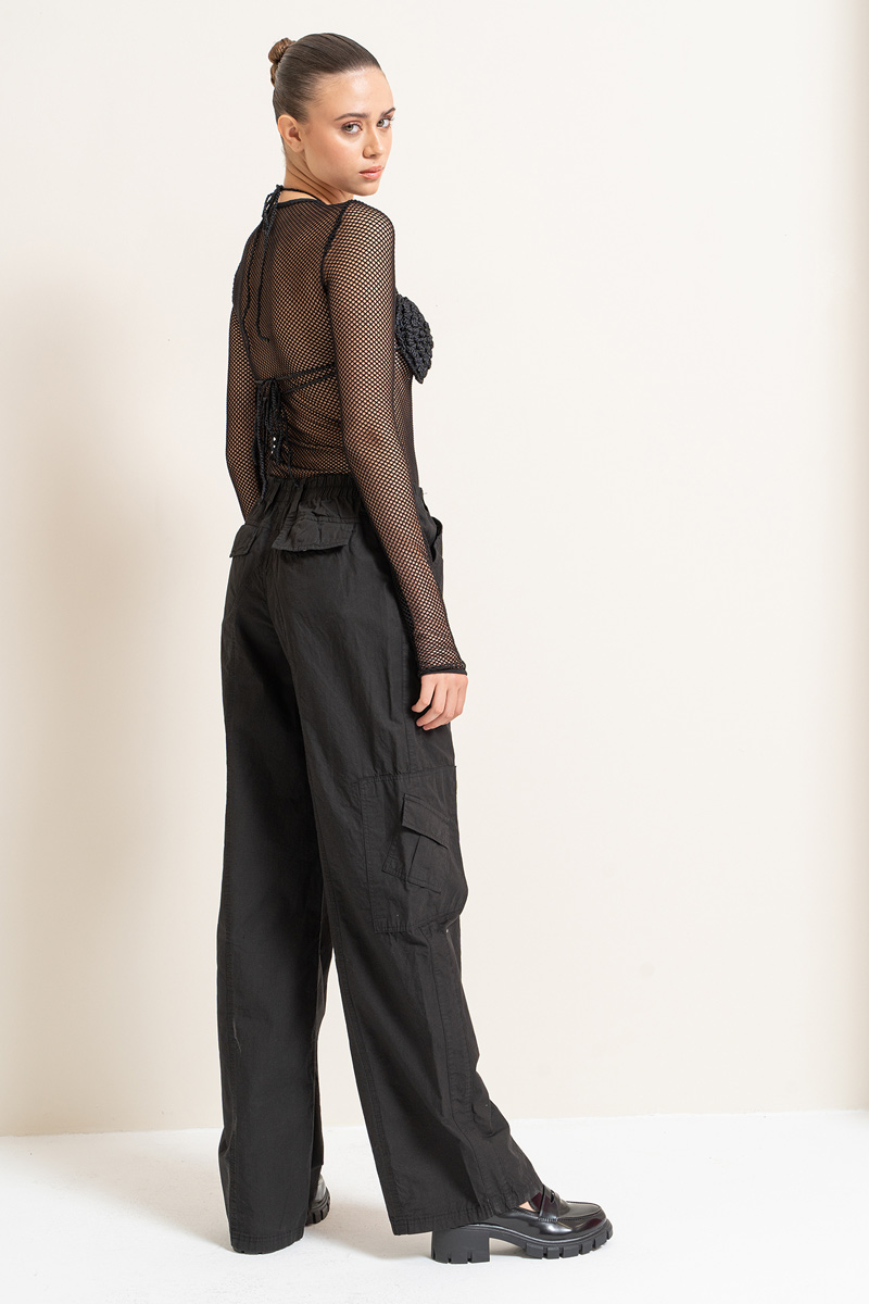 Black Pants with Cargo Pockets