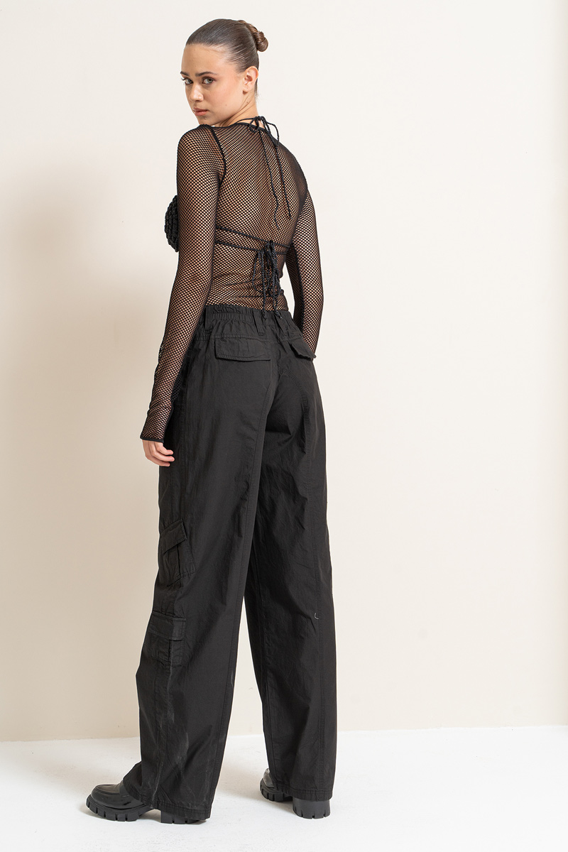 Black Pants with Cargo Pockets