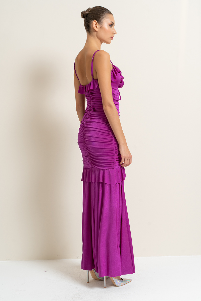 Wholesale Magenta Rose-Accent Cami Dress