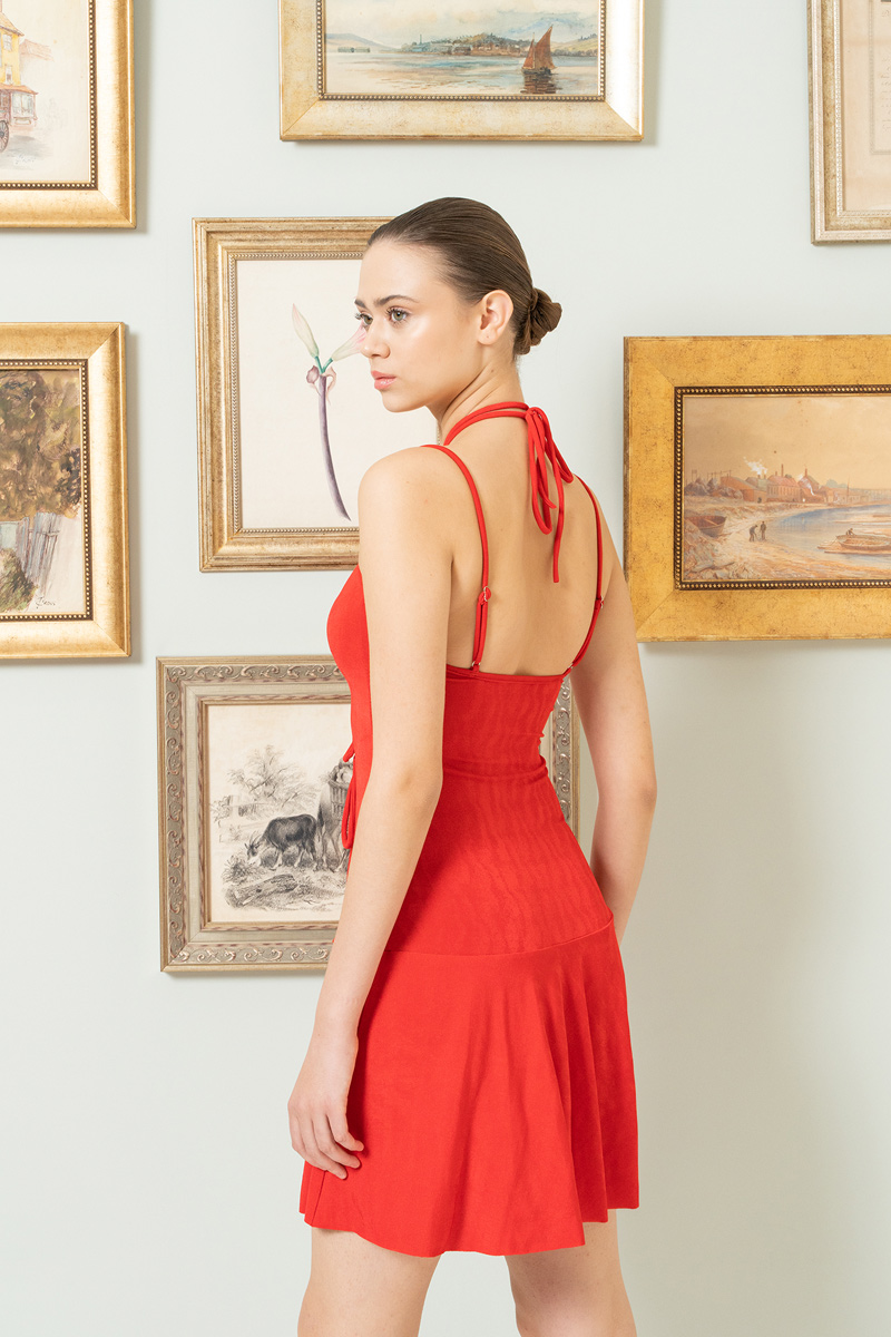 Wholesale Red Mini Dress
