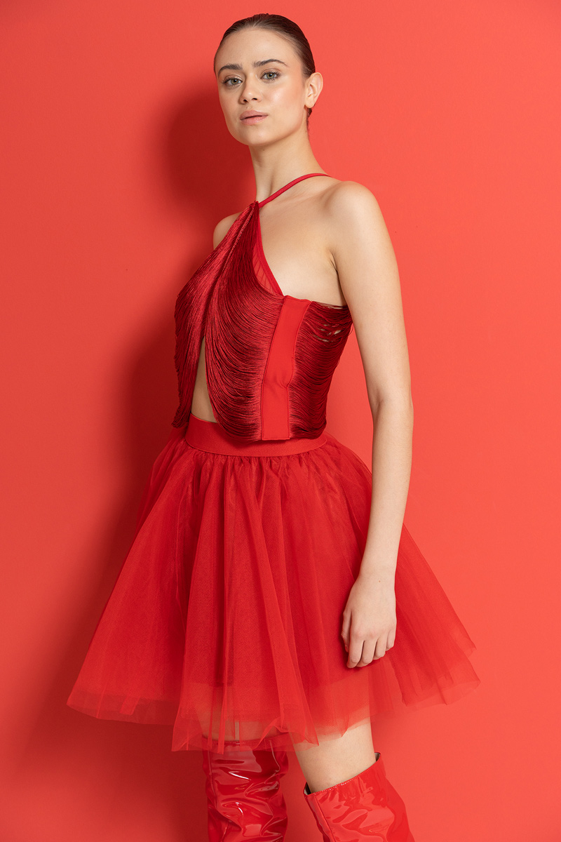Red Ballerina Skirt