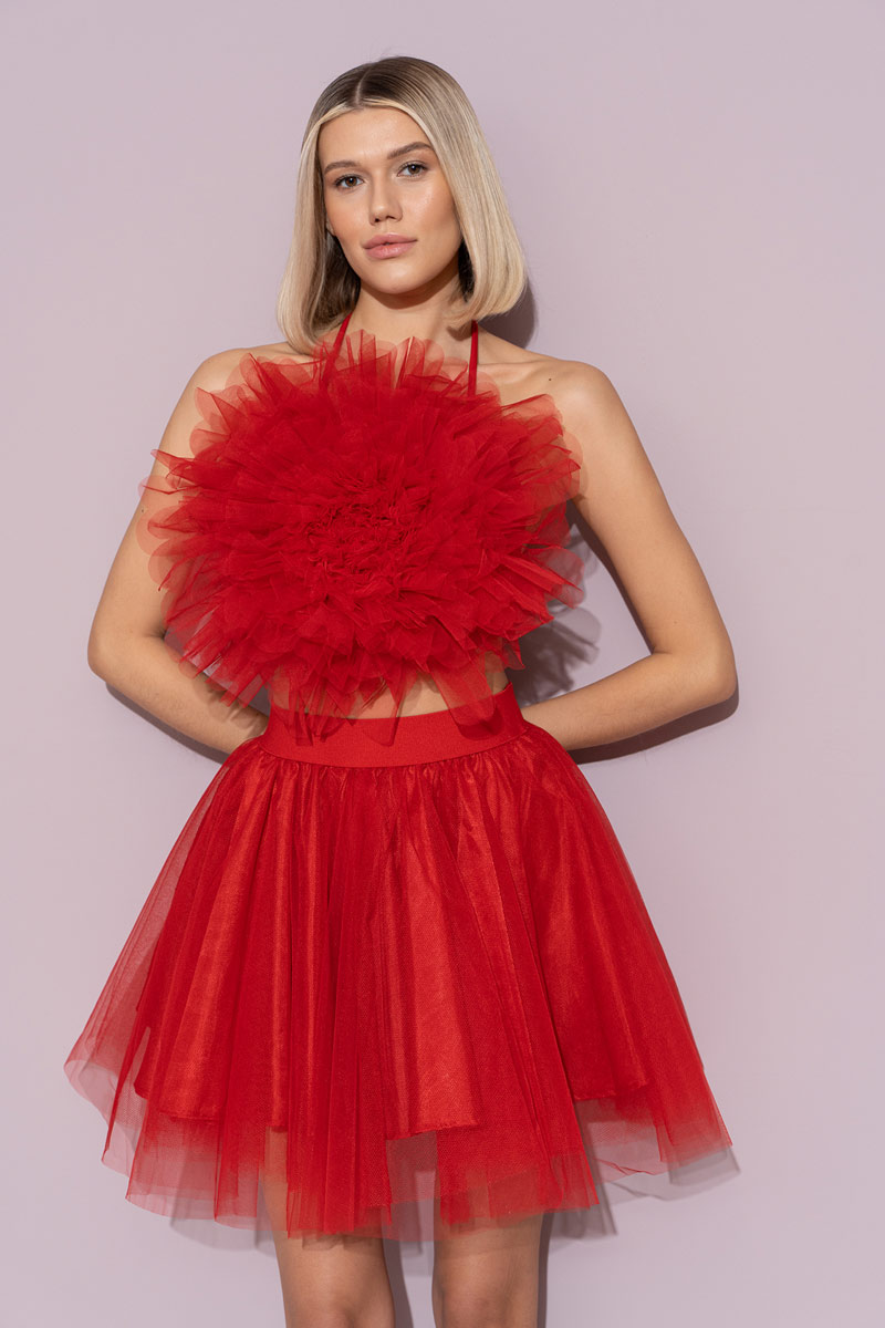 Wholesale Red Ballerina Skirt