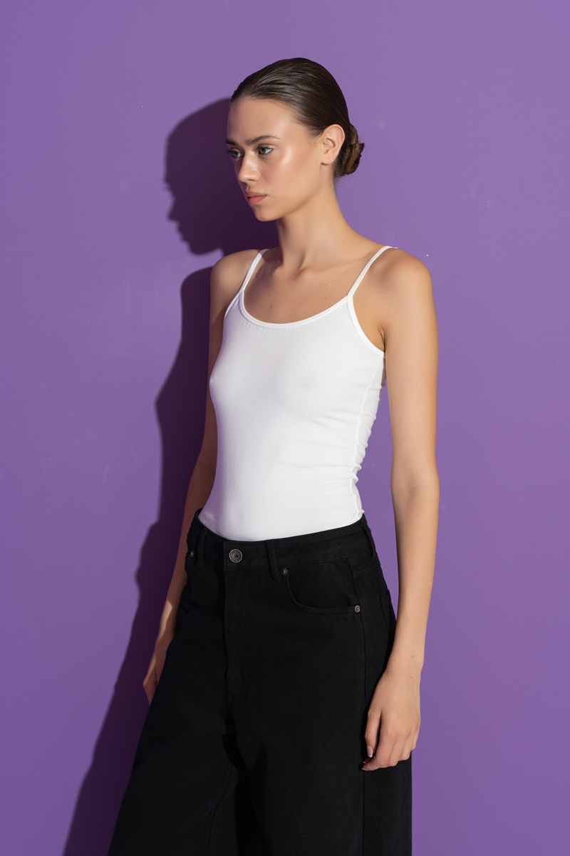 Wholesale Basic Offwhite Cami Top