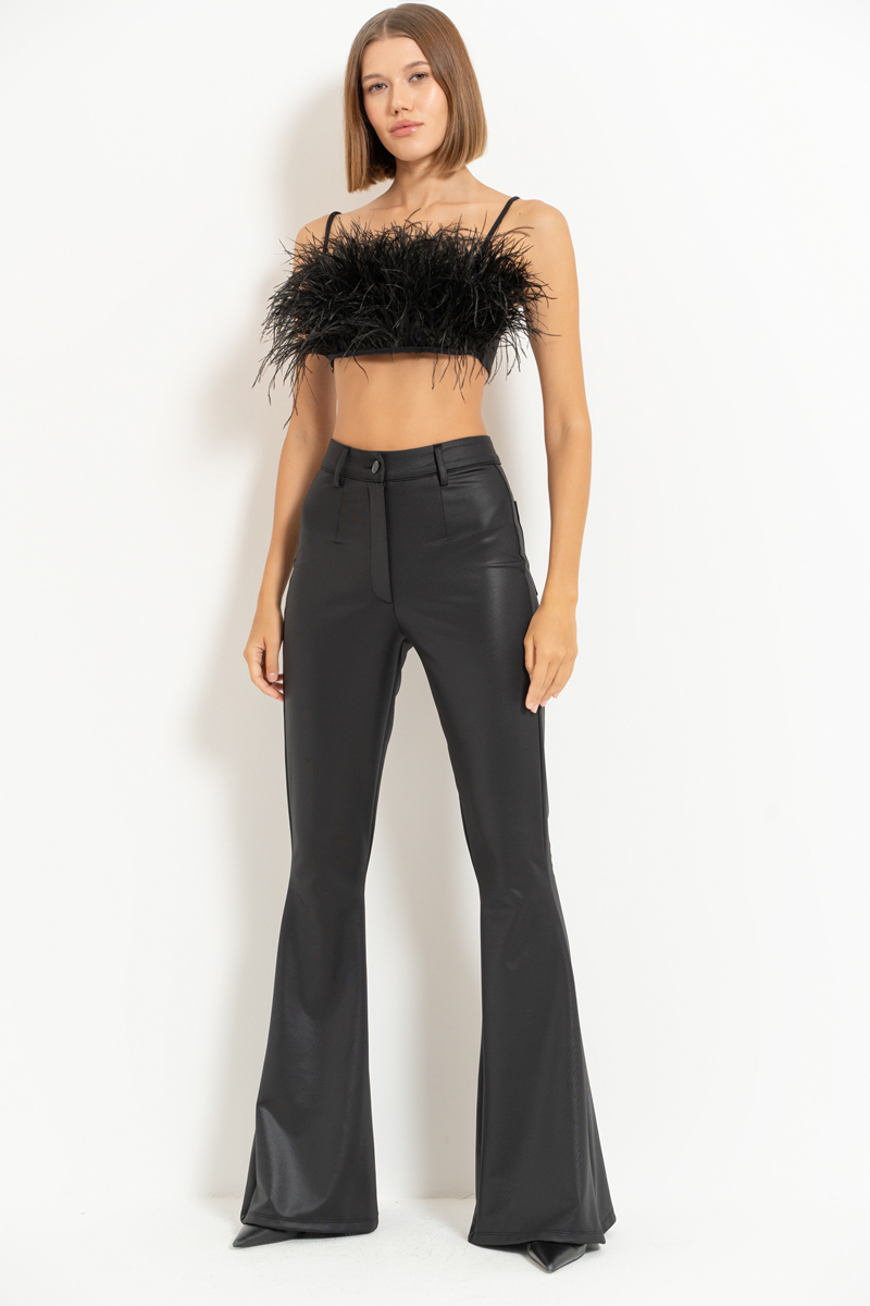 Black Flare Pants