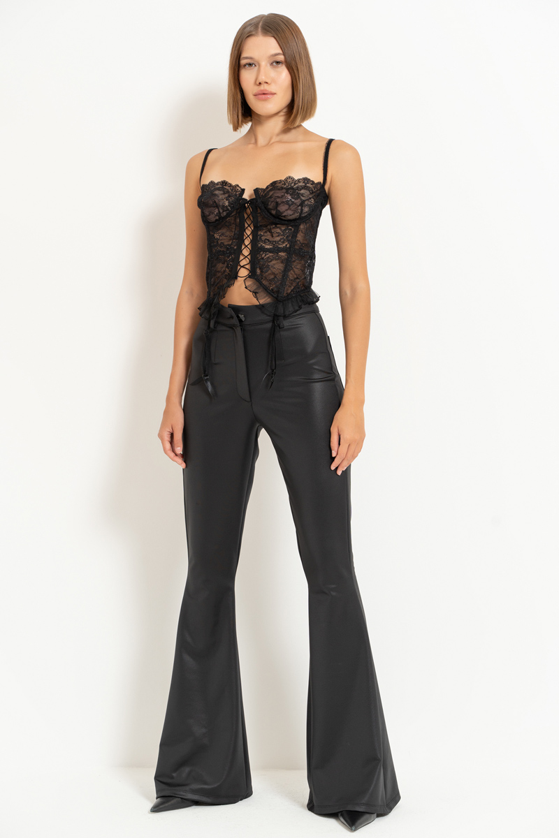 Black Flare Pants