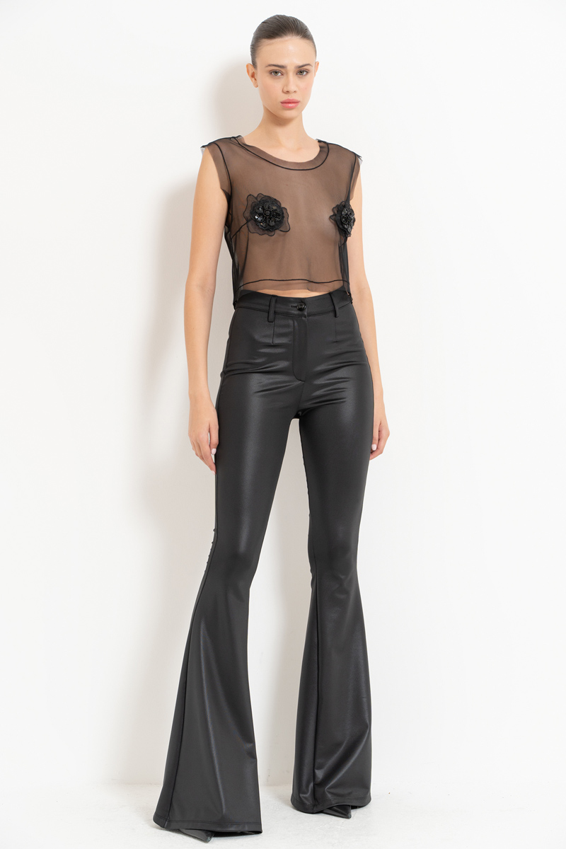 Black Flare Pants