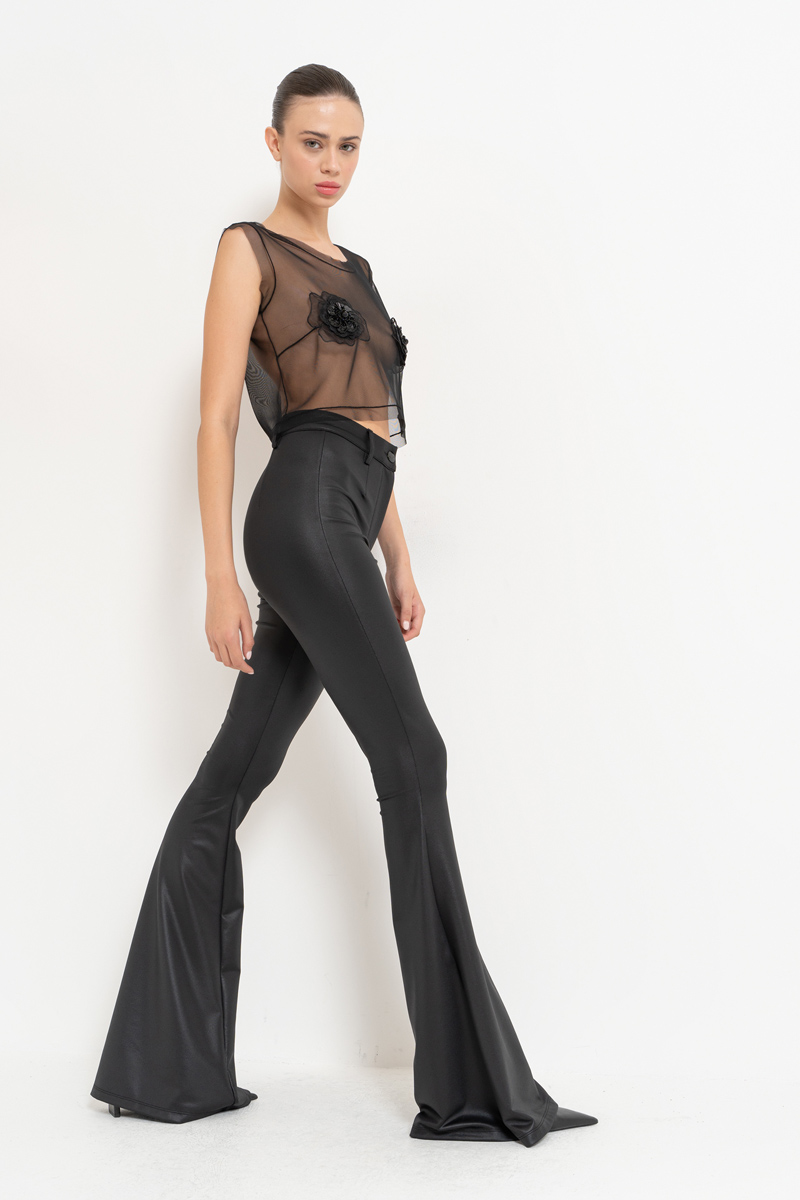 Black Flare Pants