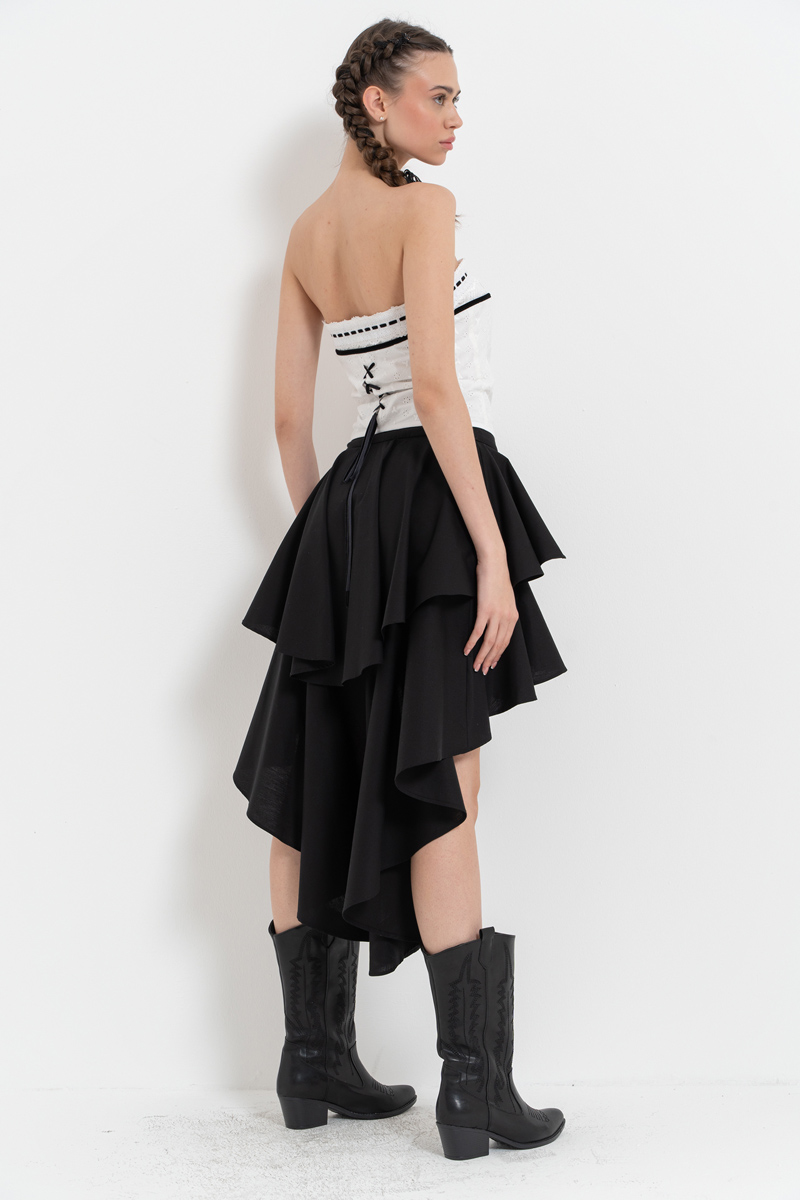 Offwhite Hook-and-Eye Bustier