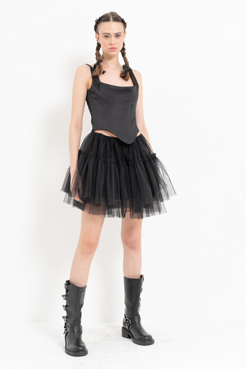 Black Mini Tutu Skirt