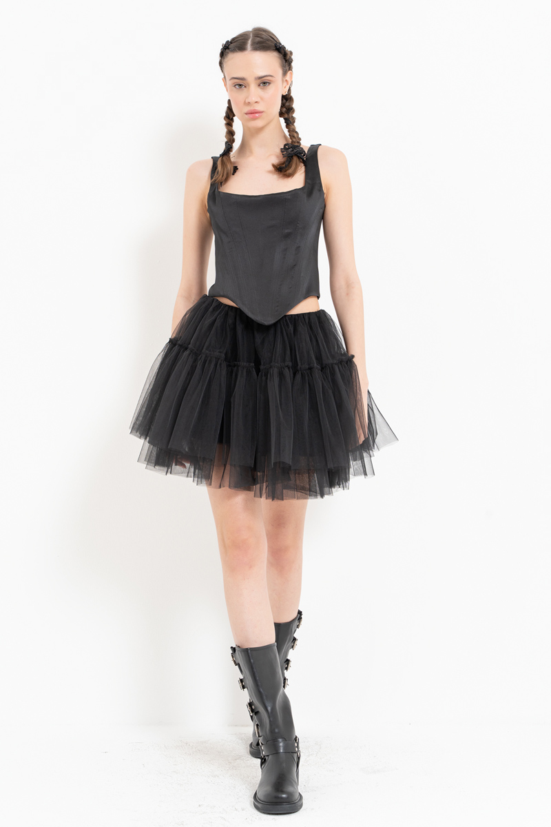 Black Mini Tutu Skirt