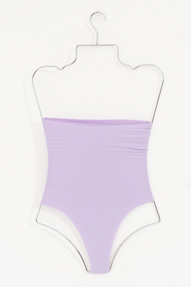 New Lilac Tube Brazilian Bodysuit