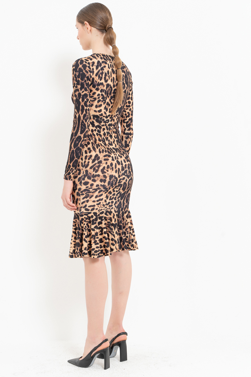 HUSTLA LEOPARD DRESS