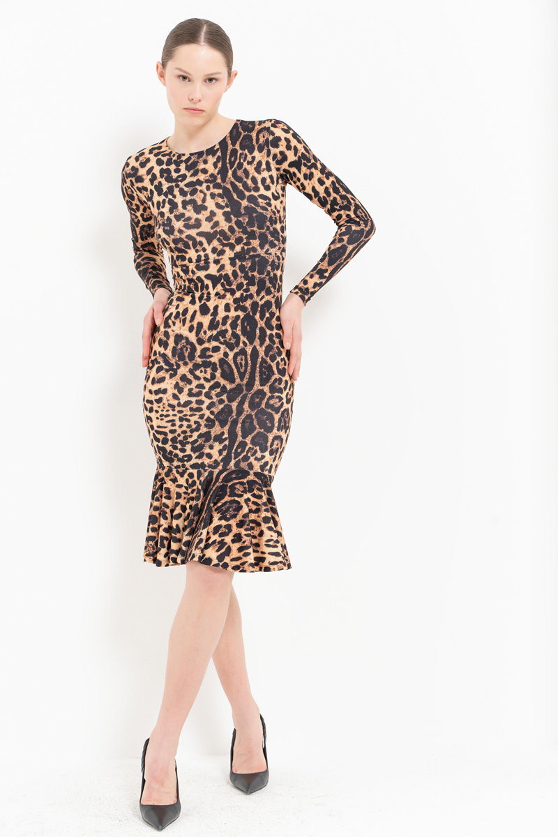 HUSTLA LEOPARD DRESS