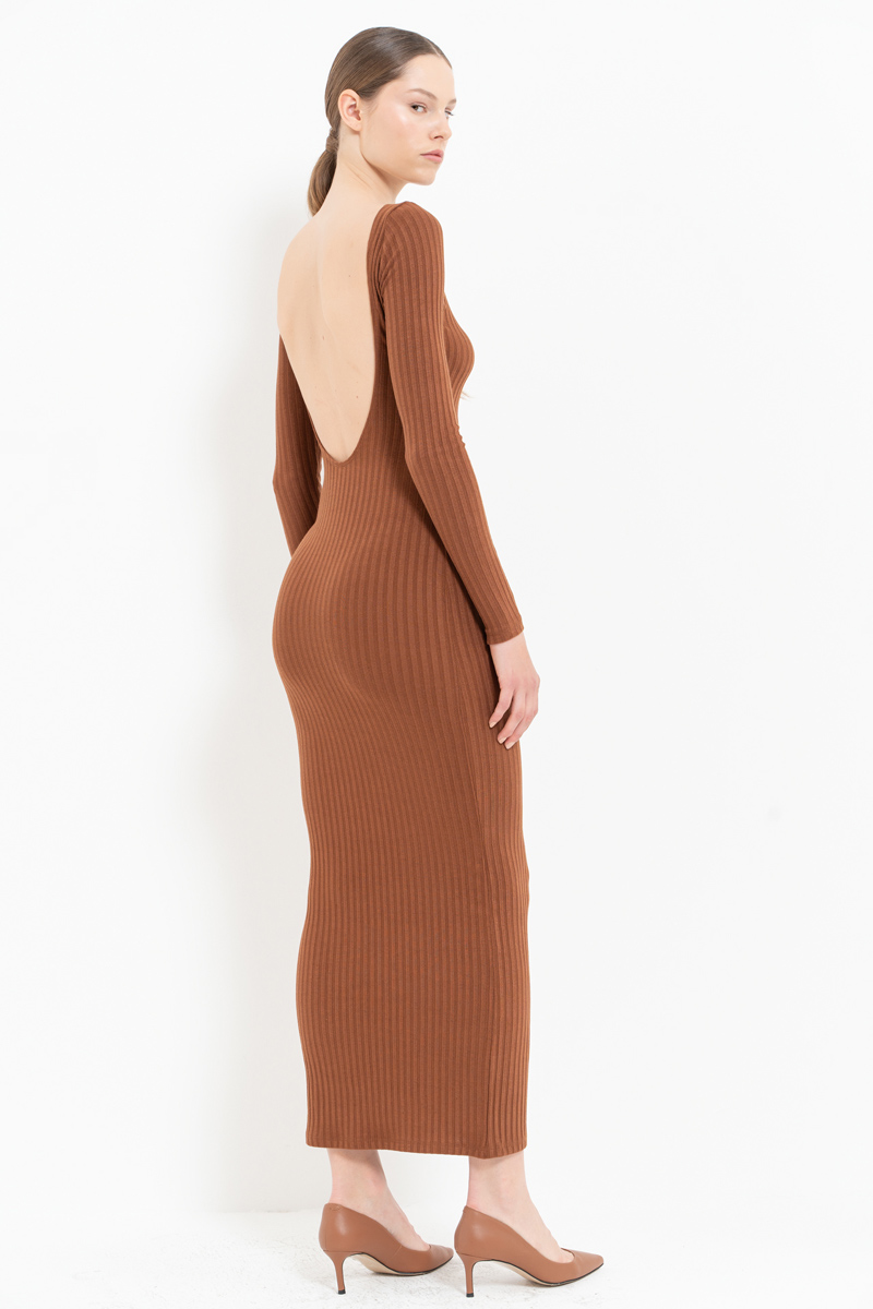 Wholesale Backless Off Shoulder Taba Dress
