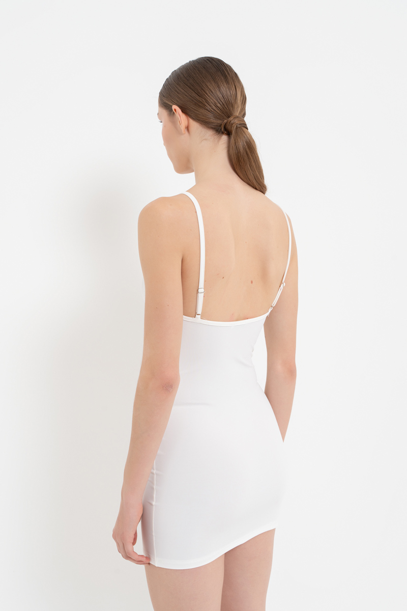 Wholesale Offwhite Bodycon Cami Mini Dress