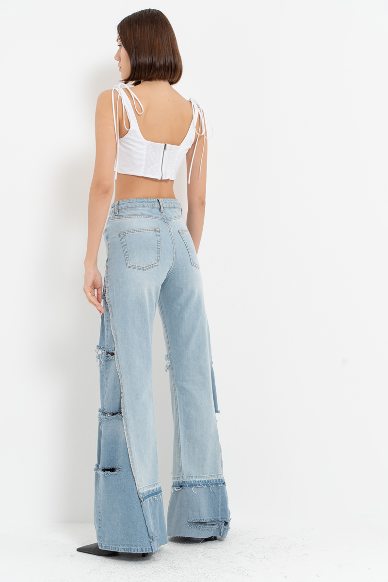 Offwhite Poplin Cami Mini Top