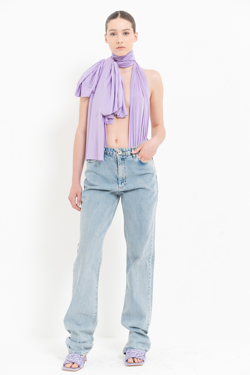 Wholesale New Lilac Multi-Tie Bodysuit
