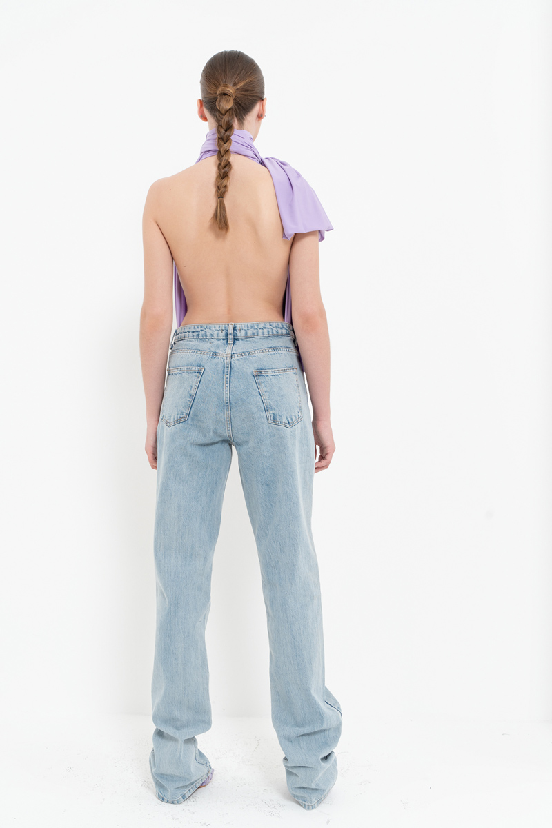Wholesale New Lilac Multi-Tie Bodysuit
