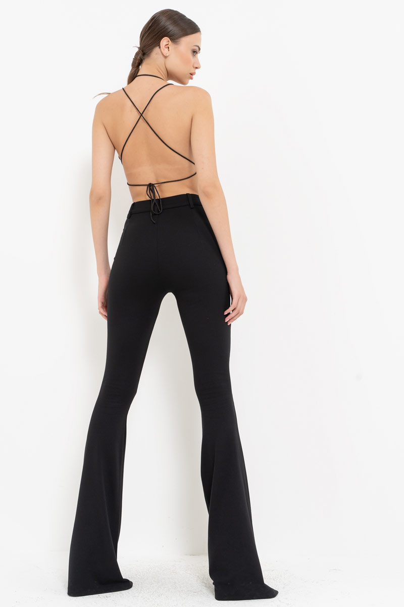 Wholesale Black Flare Pants