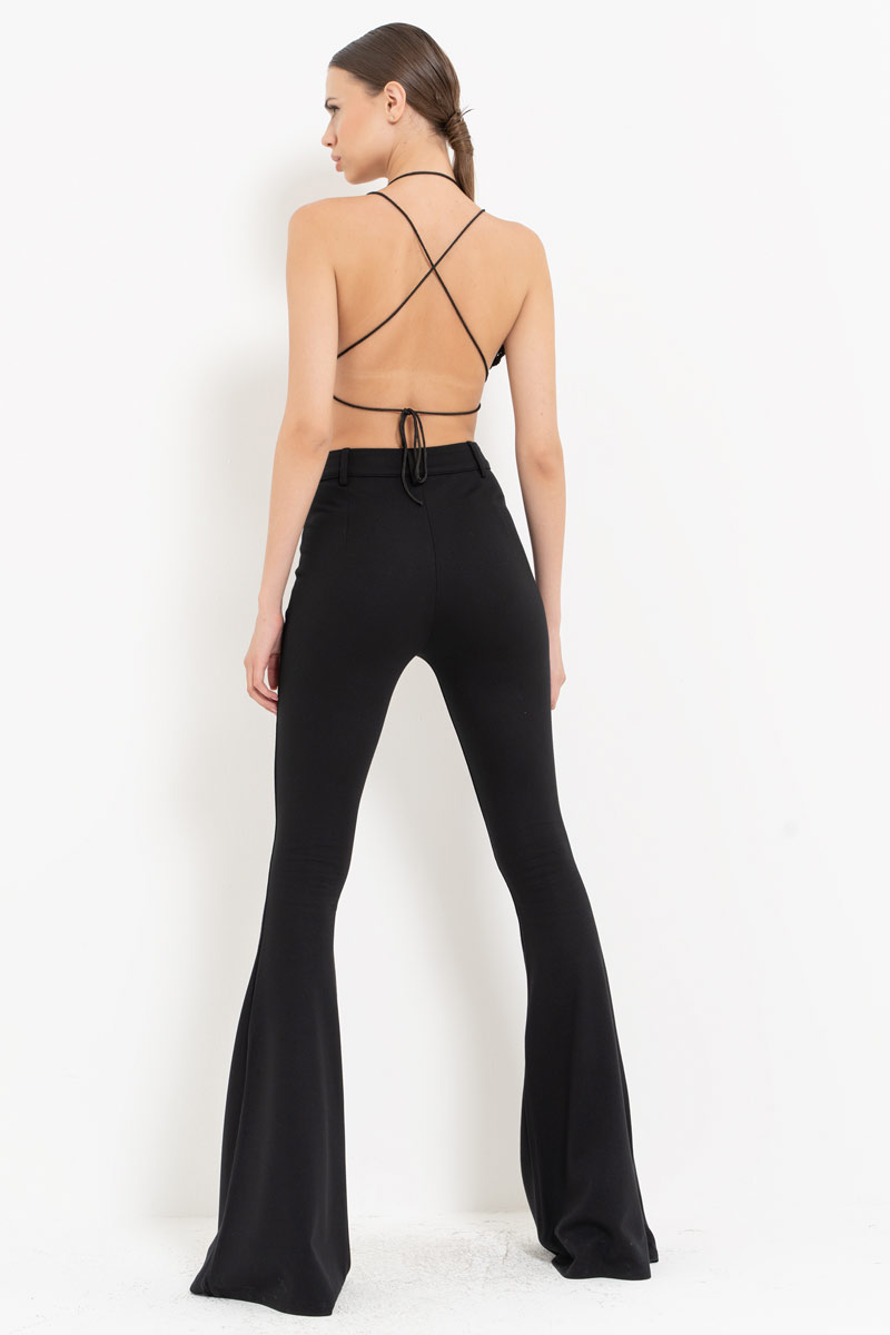 Wholesale Black Flare Pants