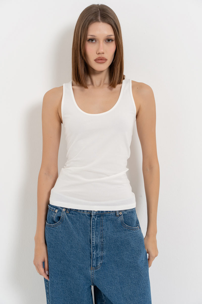 Basic White  Tank Top